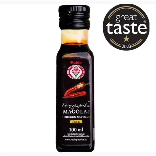 Szegedi Rubin fűszerpaprika magolaj édes 100 ml üvegpalackban
