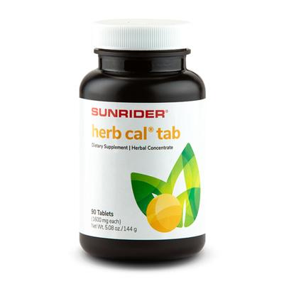 Sunrider Herb Cal Tab tabletta az erősebb fogak és csontok számára.